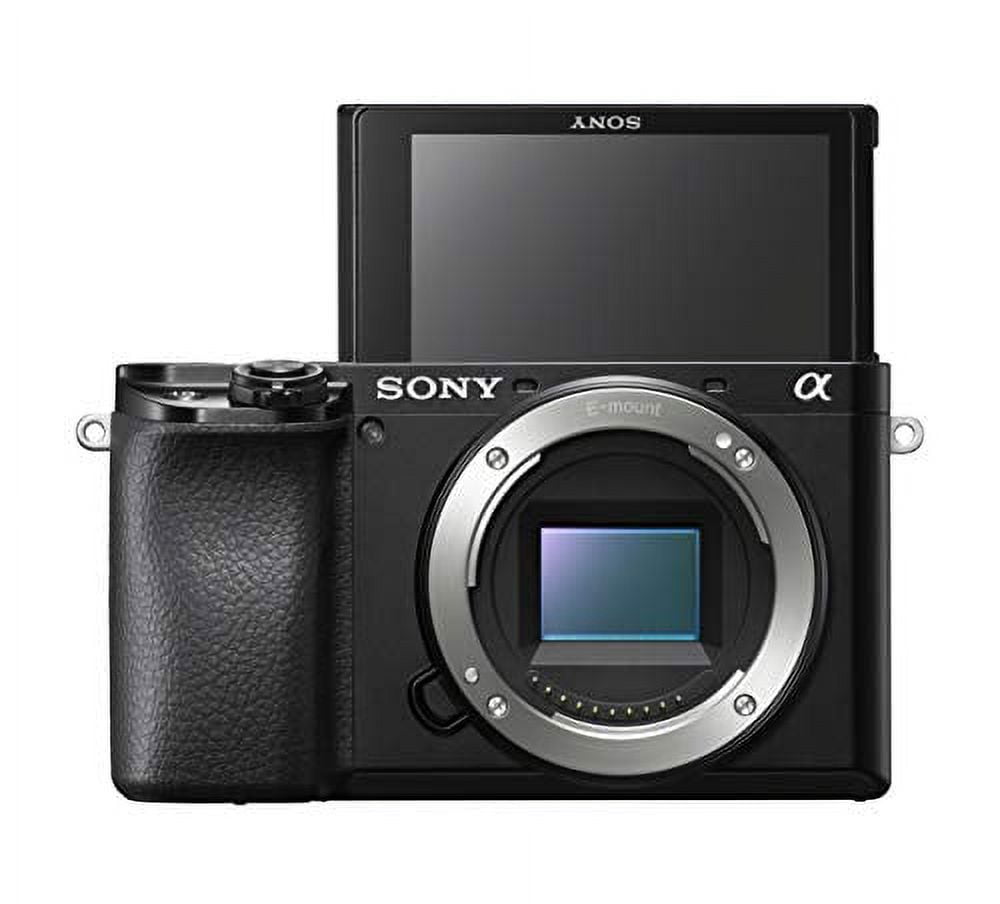Sony Alpha a6100 24.2MP Mirrorless Camera - Black Body Only