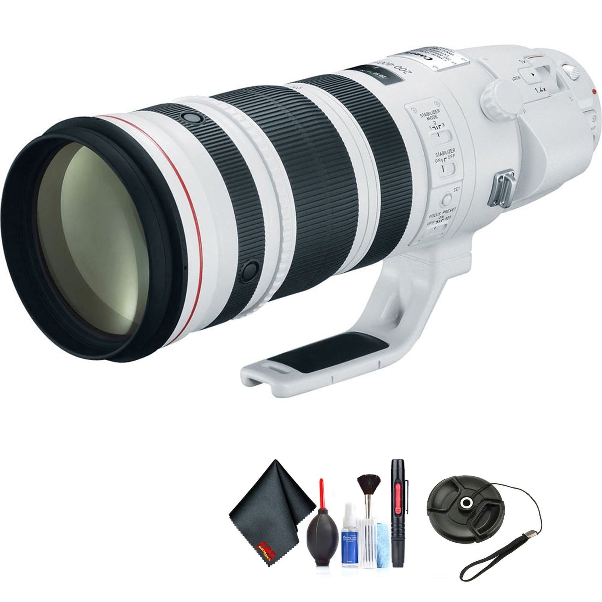 Canon EF 200-400mm f/4L is USM Extender 1.4X Lens for Canon EF Mount + Accessories International Model with 2 Year Warr - Used Canon