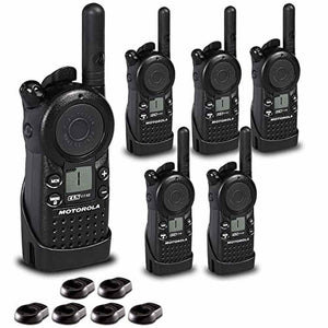 6 x Motorola CLS1110 UHF 1W 1-Channel 2-Way Radio CLS1110 - 6 Pack Bundle Motorola Solutions