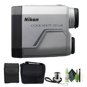 Nikon CoolShot 20i GIII 6x20 Golf Laser Rangefinder 16781 Bundle