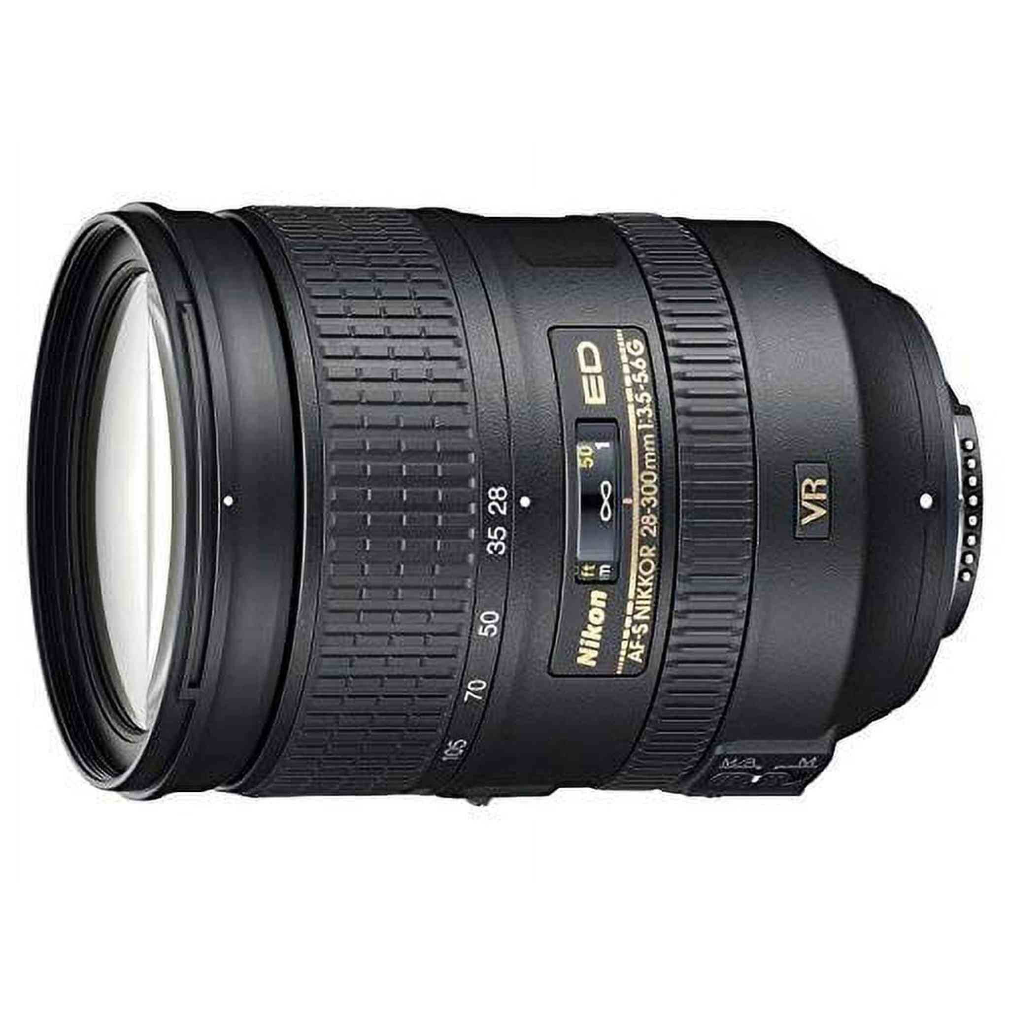 Nikon AF-S FX NIKKOR 28-300mm f/3.5-5.6G ED AF VR Zoom for Nikon DSLR Cameras Renewed - Reconditioned Nikon