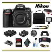 Nikon D750 DSLR Camera 1543 Advanced Bundle W/ Bag, Extra Battery, LED Light, Mic, and More- International Model