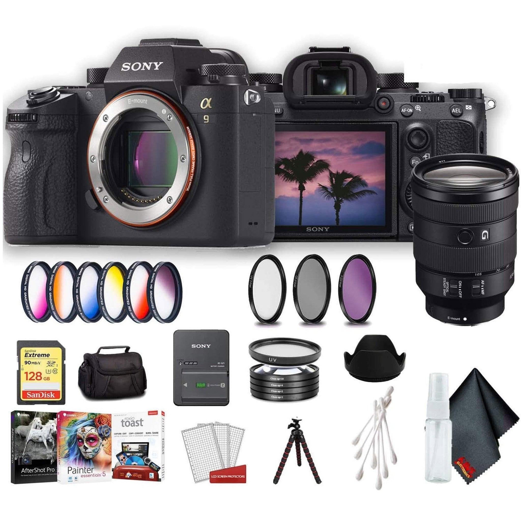 Sony Alpha a9 Mirrorless Digital Camera International Model Standard Accessory Bundle w/ 24-105mm Lens - Used Sony