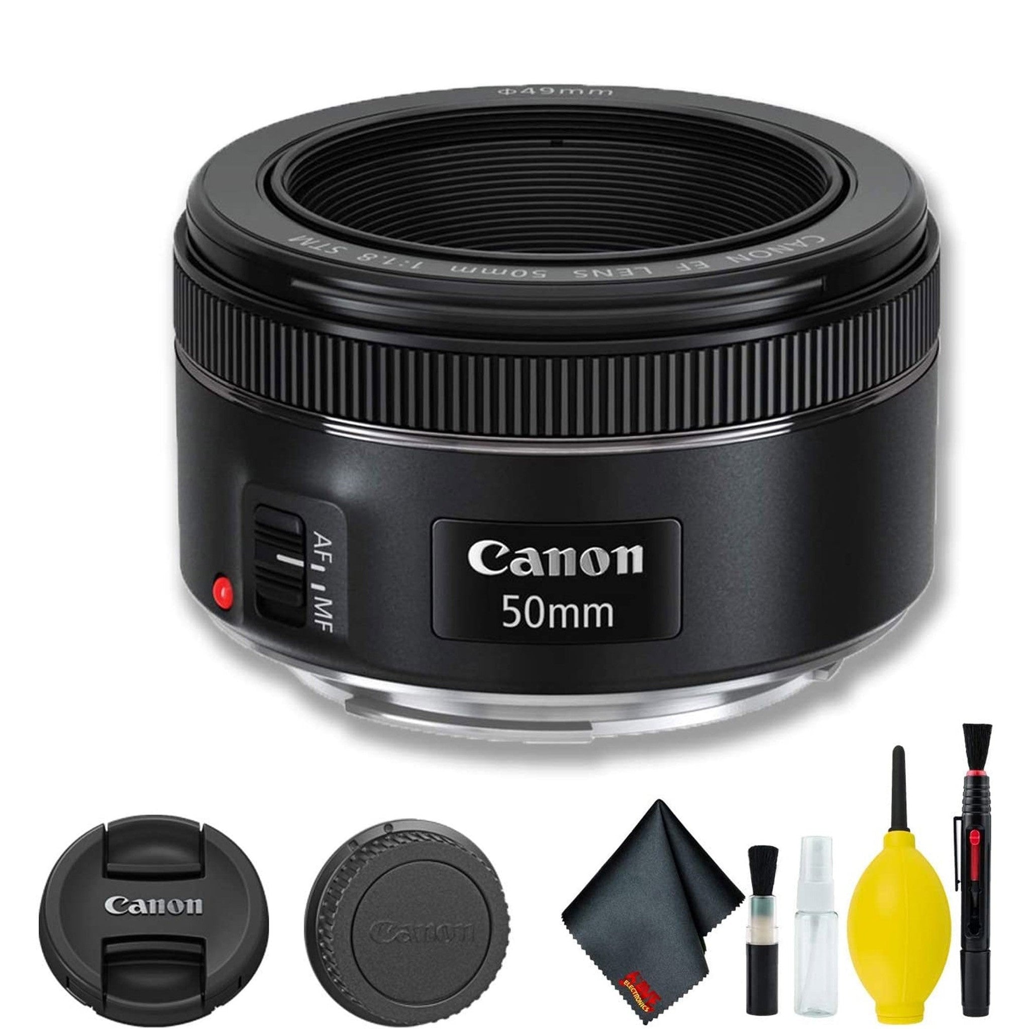 Canon EF 50mm f/1.8 STM Lens International Model Basic Bundle - Used Canon