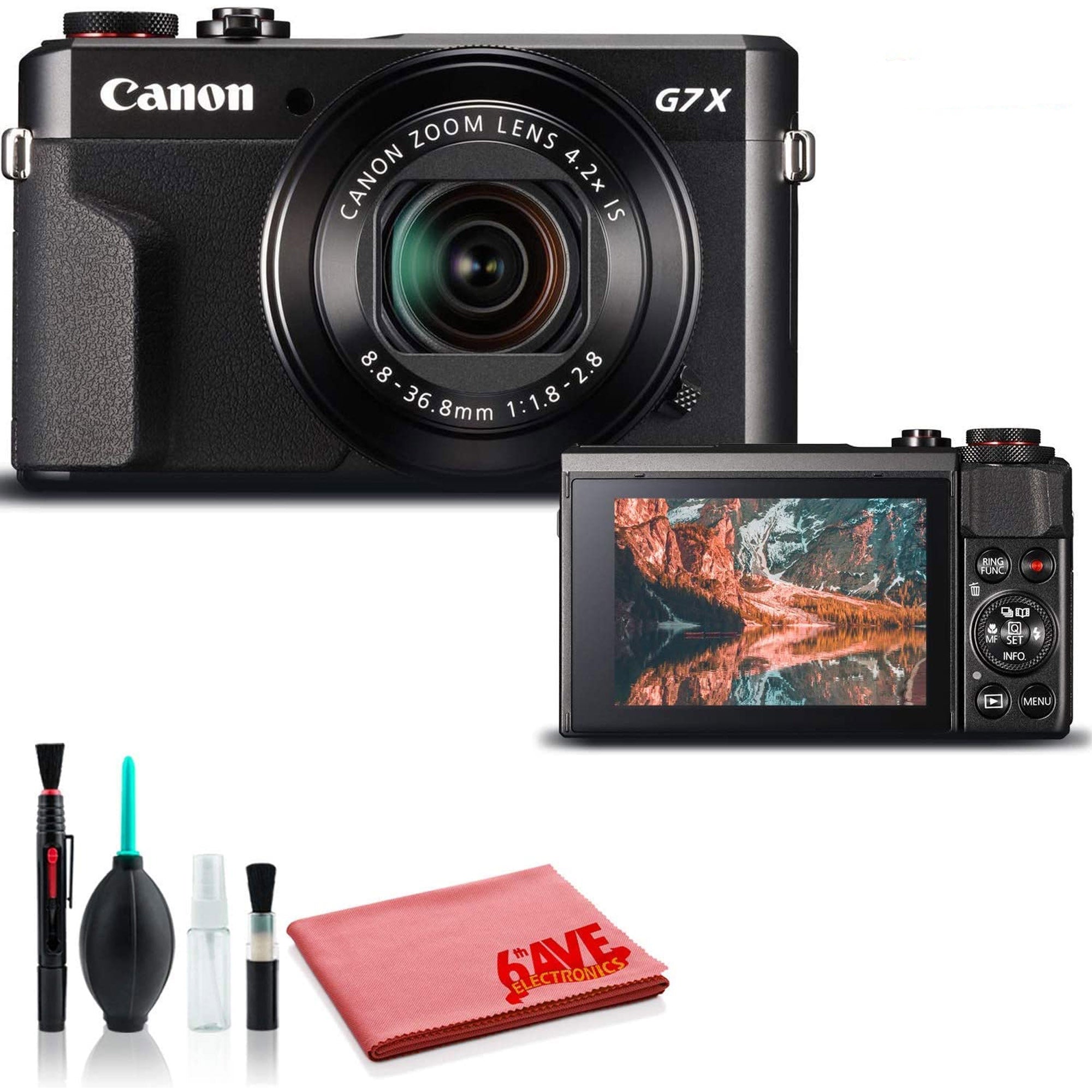 Canon PowerShot G7 X Mark II Digital Camera (International Model) - Standard Kit