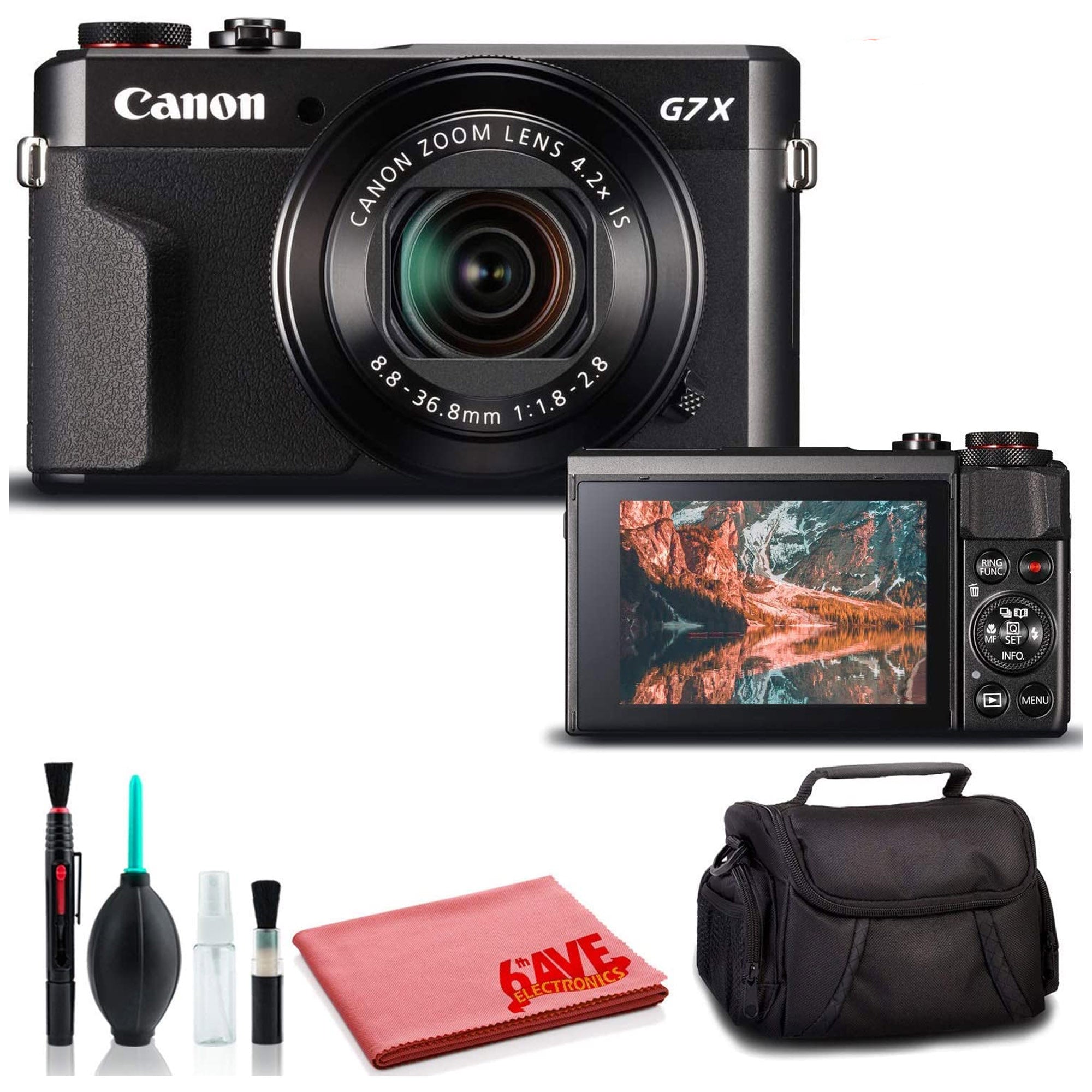 Canon PowerShot G7 X Mark II Digital Camera (International Model) - Deluxe Kit