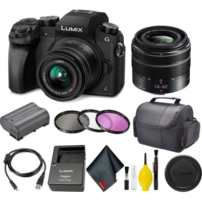 Panasonic Lumix DMC-G7 Mirrorless Micro Four Thirds Digital Camera +14-42mm Lens
