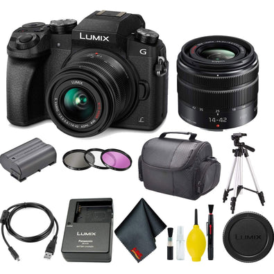Panasonic Lumix DMC-G7 Mirrorless Micro Four Thirds Digital Camera +14-42mm Lens