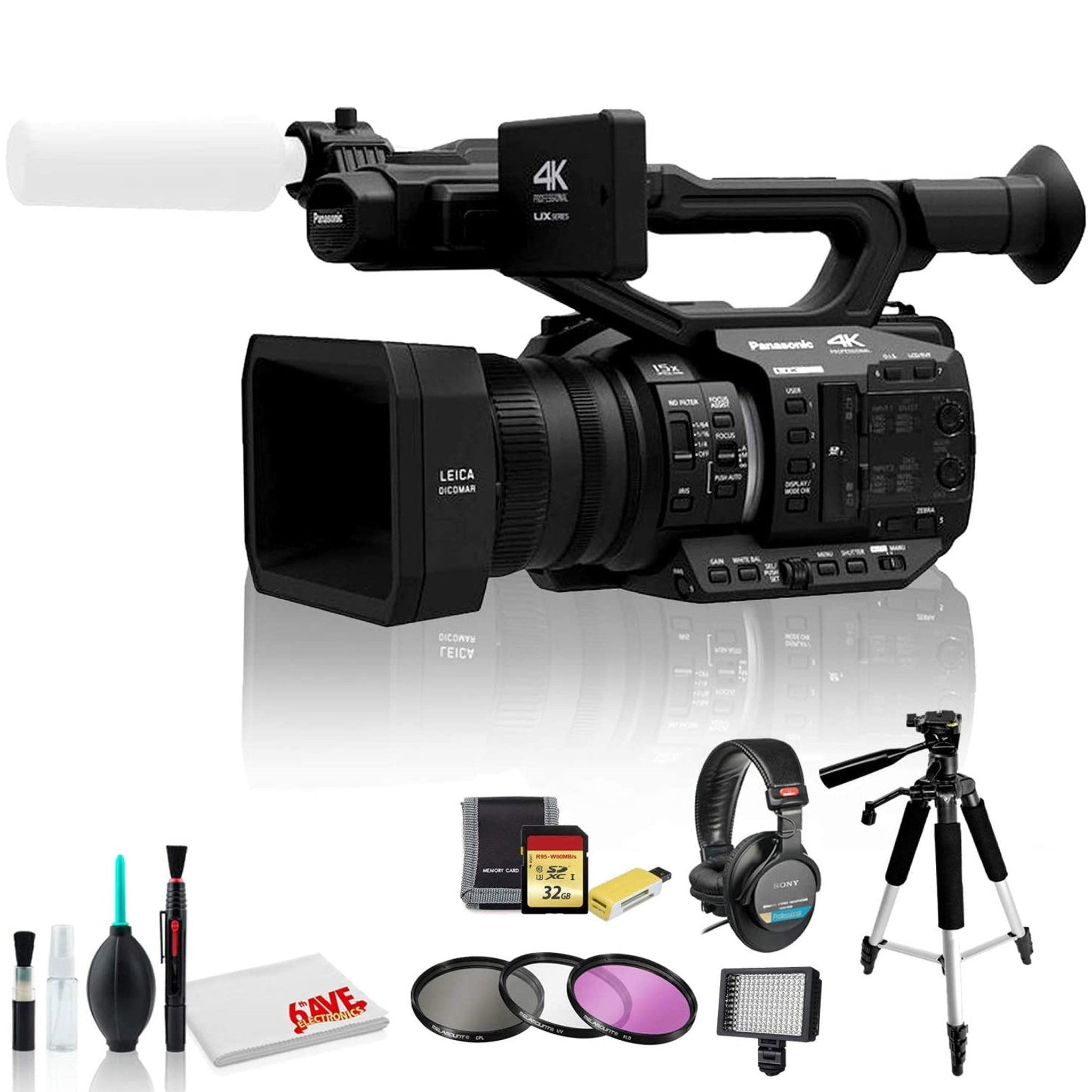 Panasonic AG-UX90 4K/HD Professional Camcorder - Ultimate Kit
