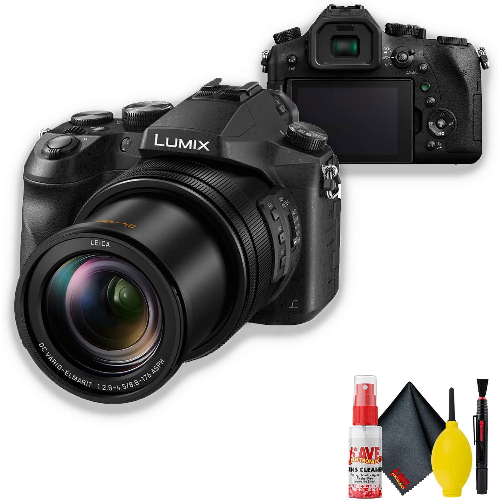 Panasonic Lumix DMC-FZ2500 Digital Camera with Cleaning Kit Base Bundle