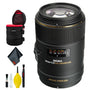 Sigma 105mm f/2.8 EX DG OS HSM Macro Lens for Nikon F Intl Deluxe Bundle