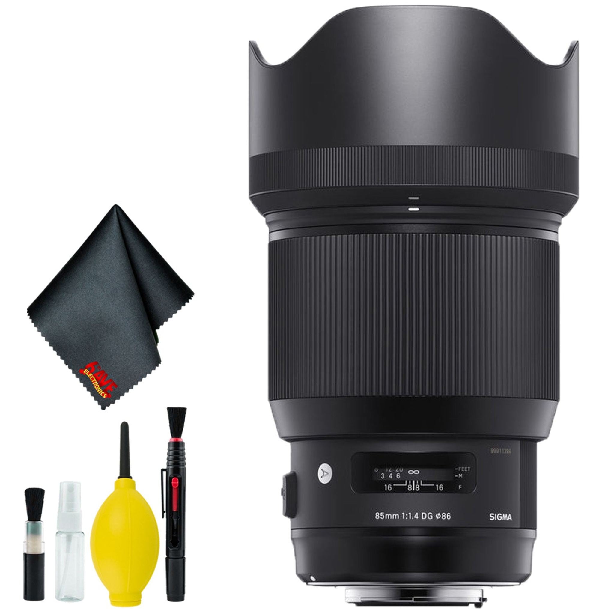 Sigma 85mm f/1.4 DG HSM Art Lens for Nikon F USA Standard Bundle
