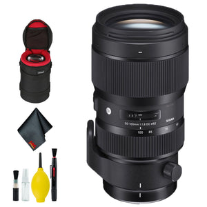 Sigma 50-100mm f/1.8 DC HSM Art Lens for Nikon F USA Deluxe Bundle