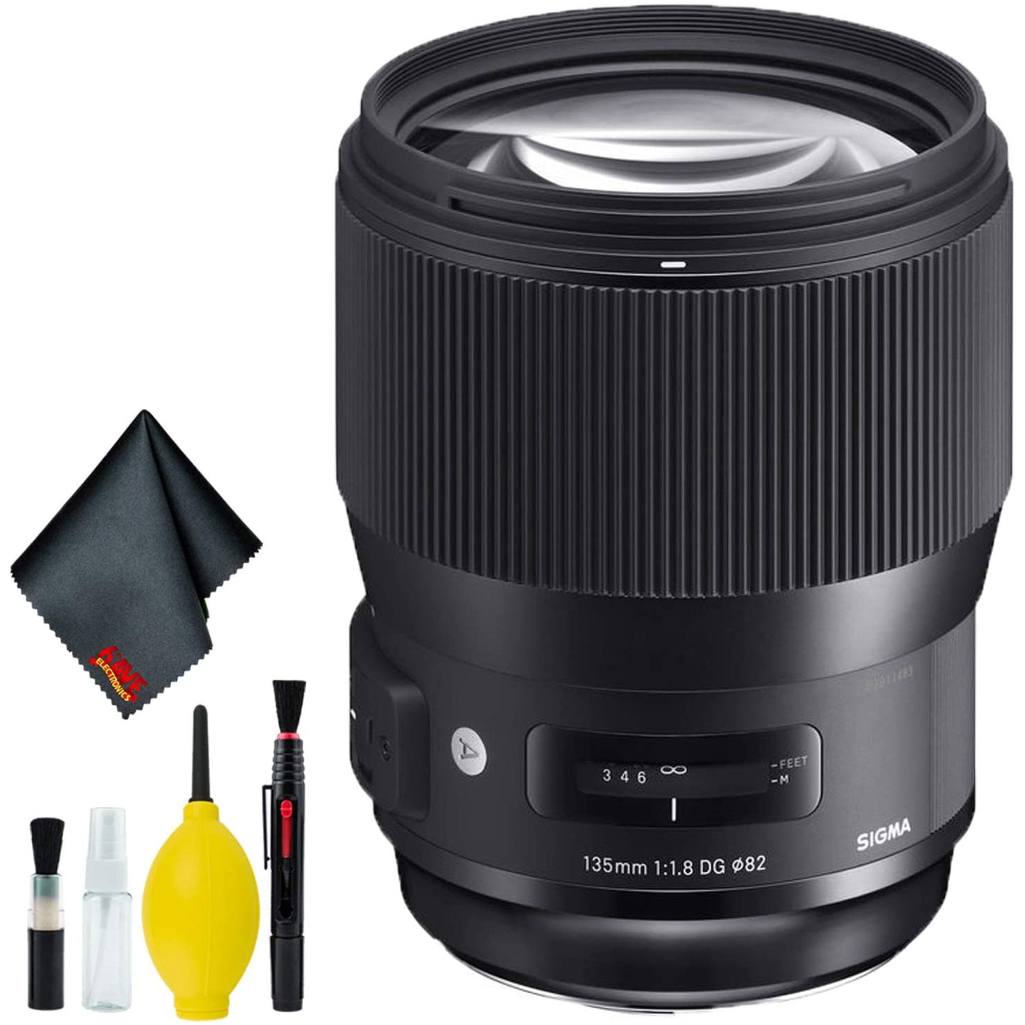 Sigma 135mm f/1.8 DG HSM Art Lens for Canon EF (USA) Standard Bundle
