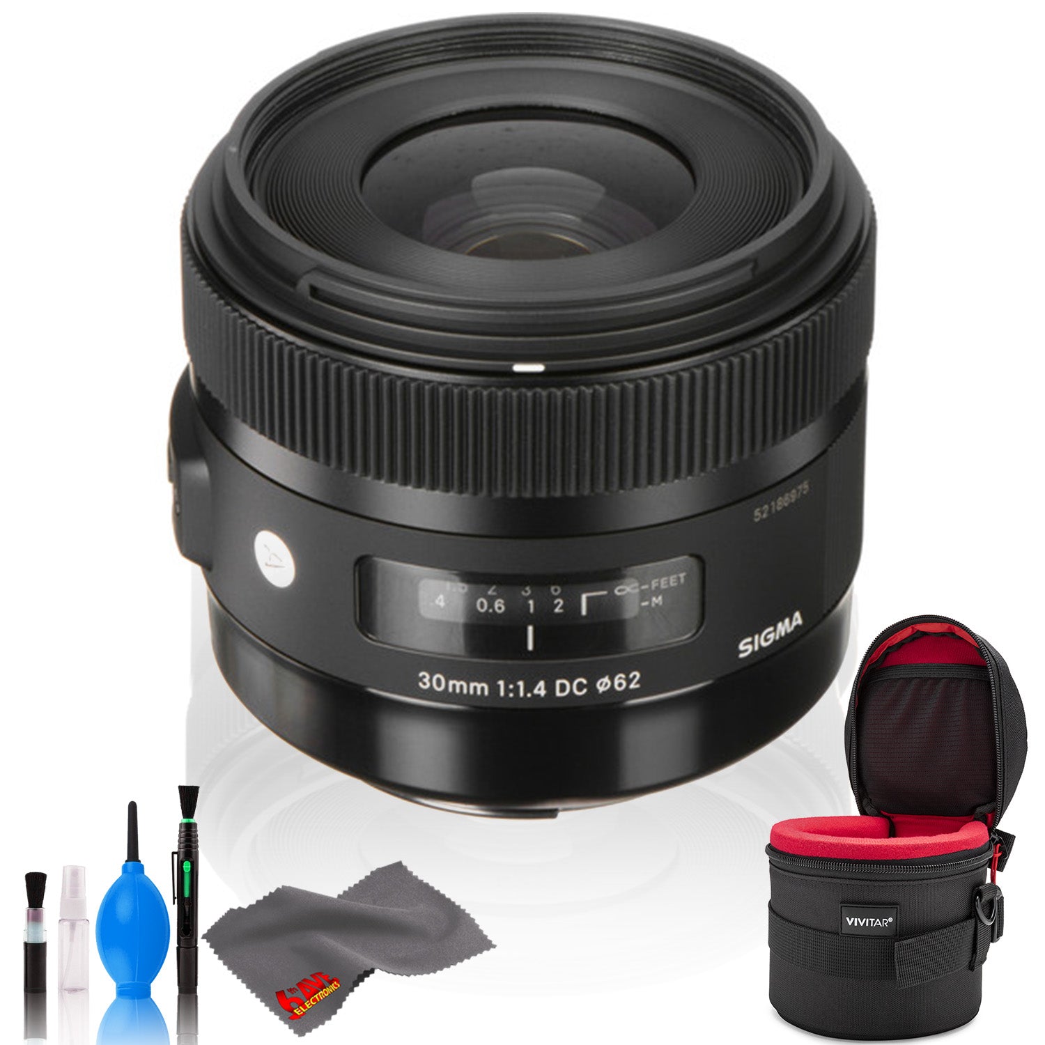 Sigma 30mm f/1.4 DC HSM Art Lens for Canon - Standard Bundle