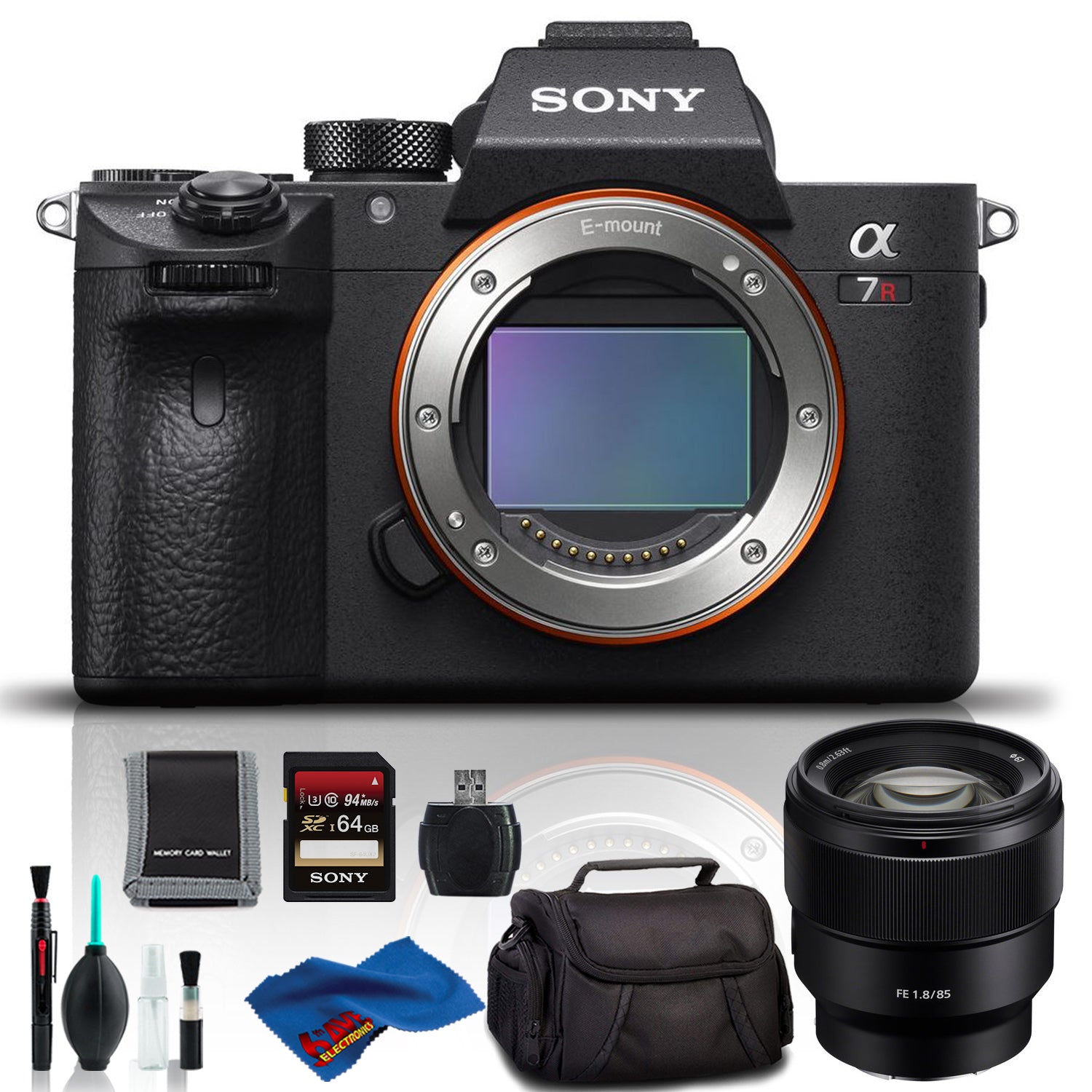 Sony Alpha a7R III Mirrorless Digital Camera with 85mm Lens - Plus Kit