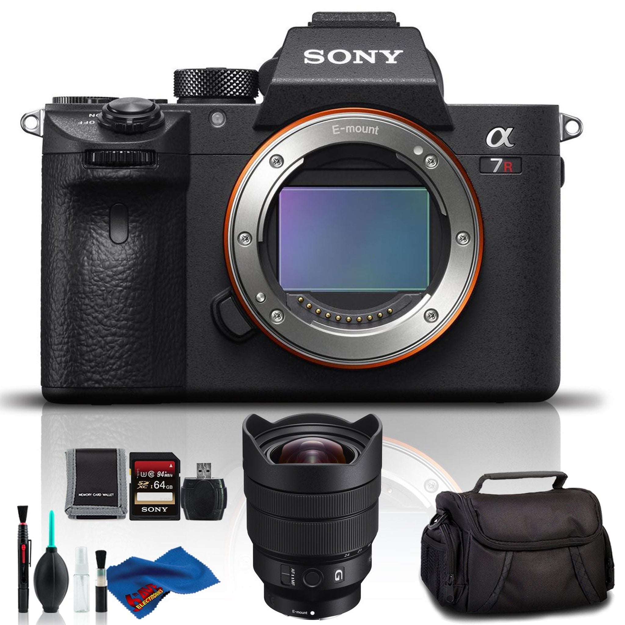 Sony Alpha a7R III Mirrorless Digital Camera with 12-24mm Lens - Plus Kit Sony