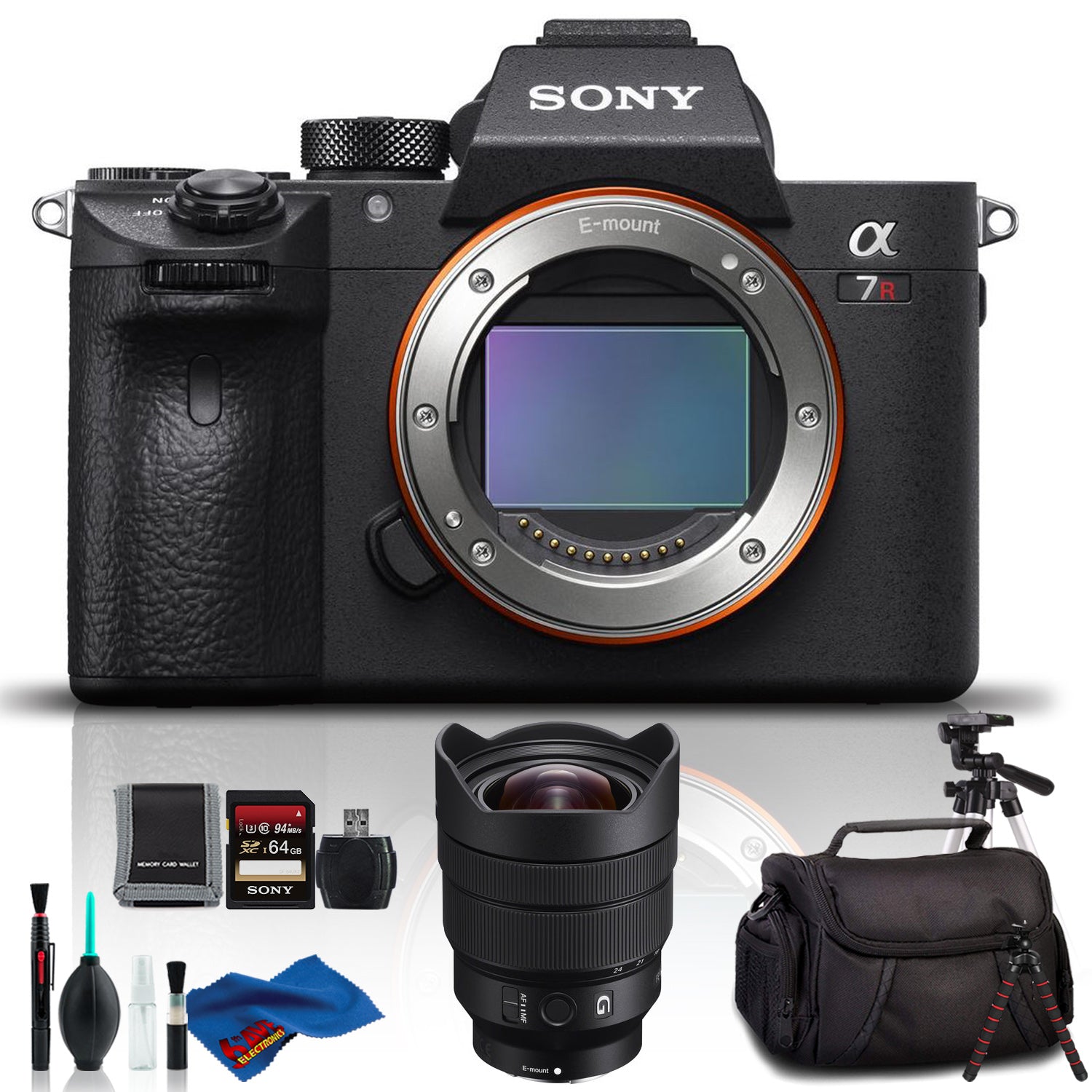 Sony Alpha a7R III Mirrorless Digital Camera with 12-24mm Lens - Deluxe Kit