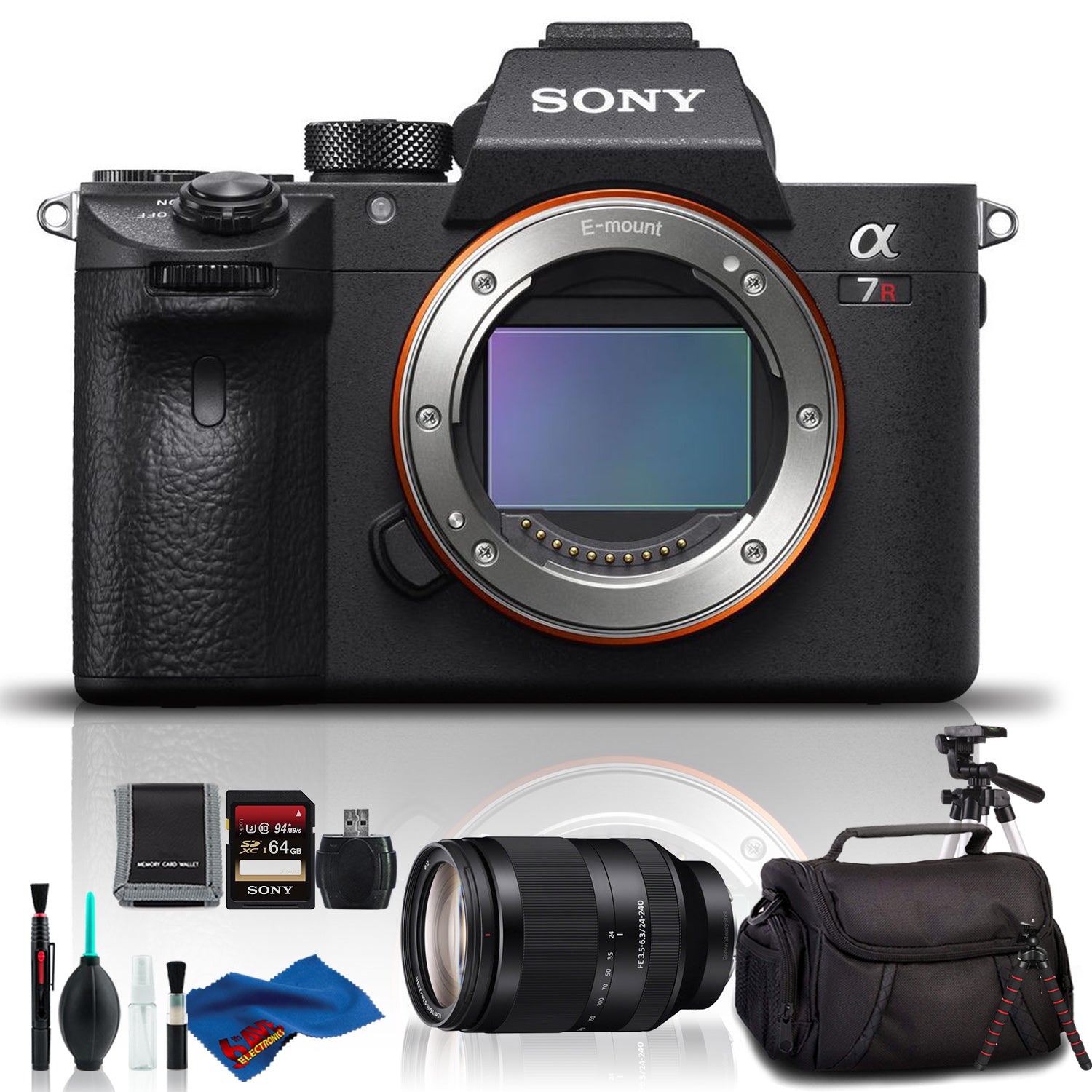 Sony Alpha a7R III Mirrorless Digital Camera with 24-240mm Lens - Deluxe Kit