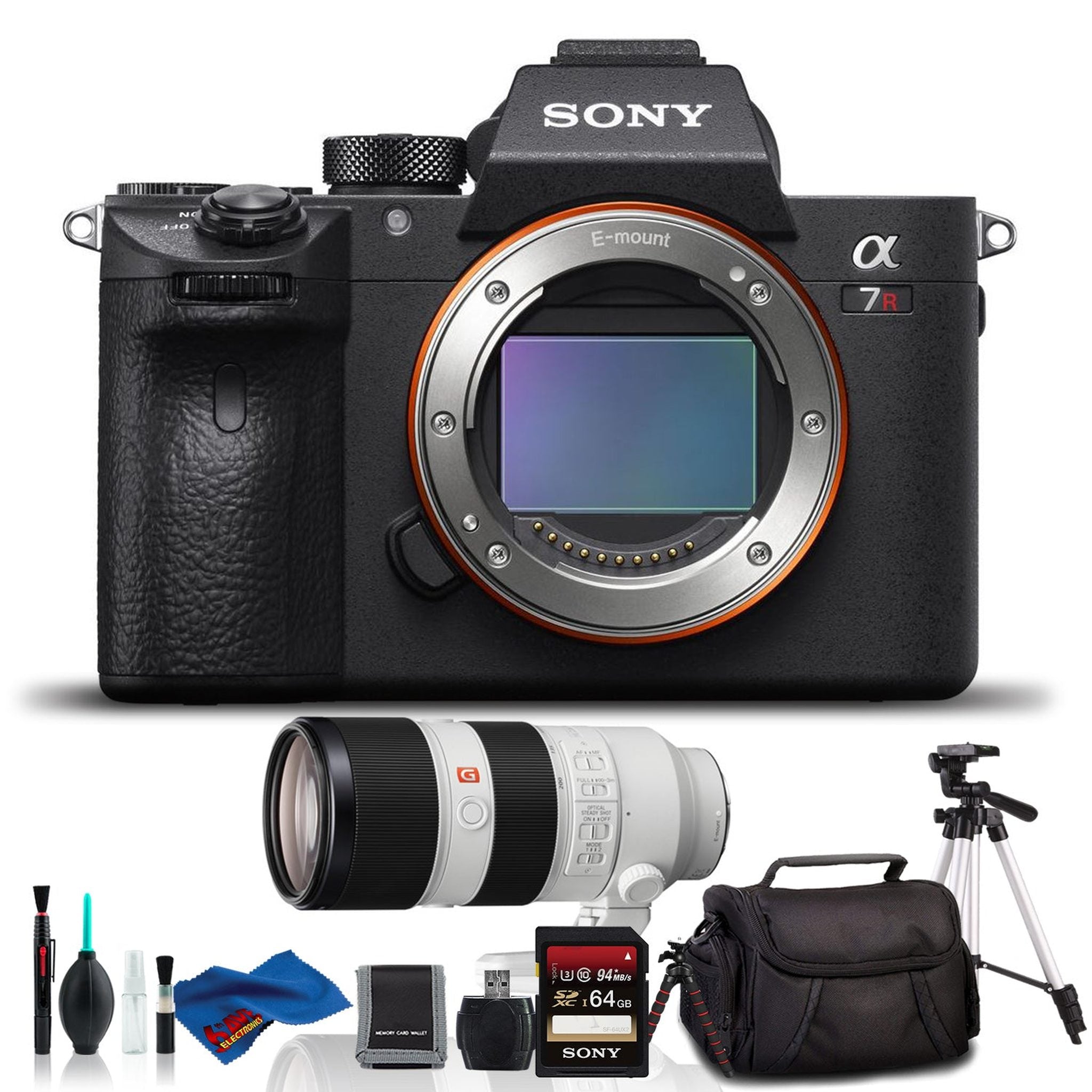 Sony Alpha a7R III Mirrorless Digital Camera with 70-200mm Lens - Deluxe Kit Sony