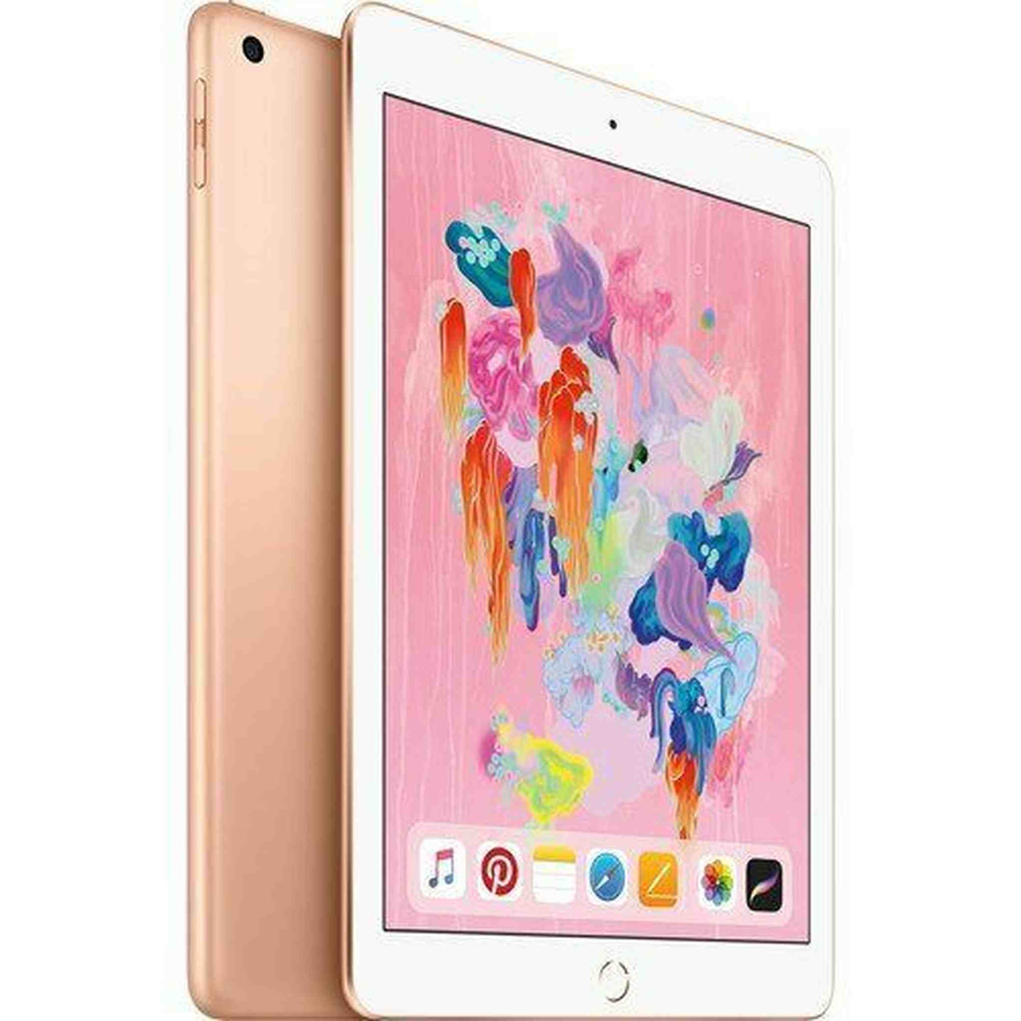 Apple 9.7" iPad Wi-Fi + Cellular 128GB 4G LTE 2018 Model Gold