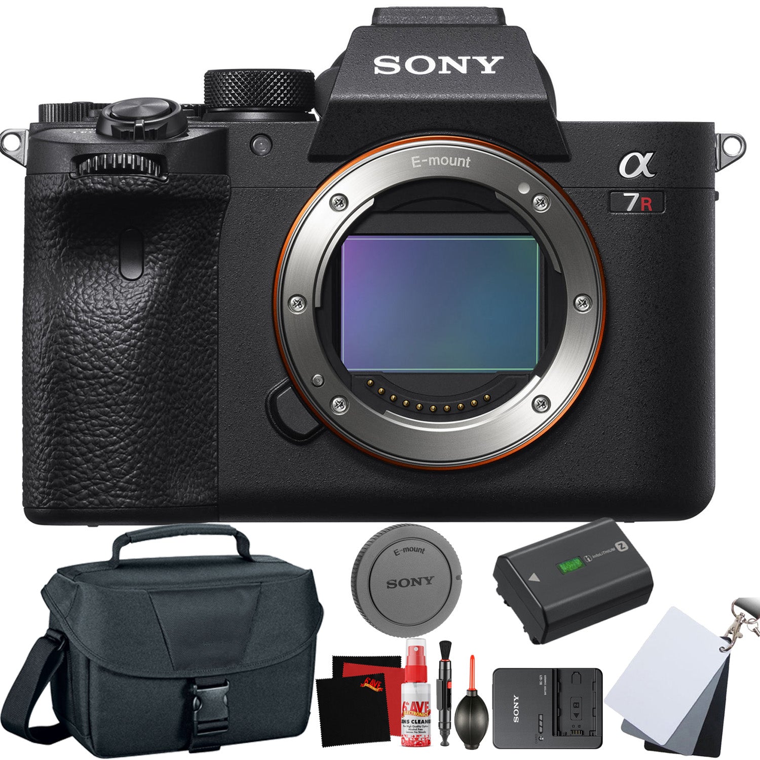 Sony Alpha a7R IV Mirrorless Digital Camera (Body Only) + Accessory Bundle