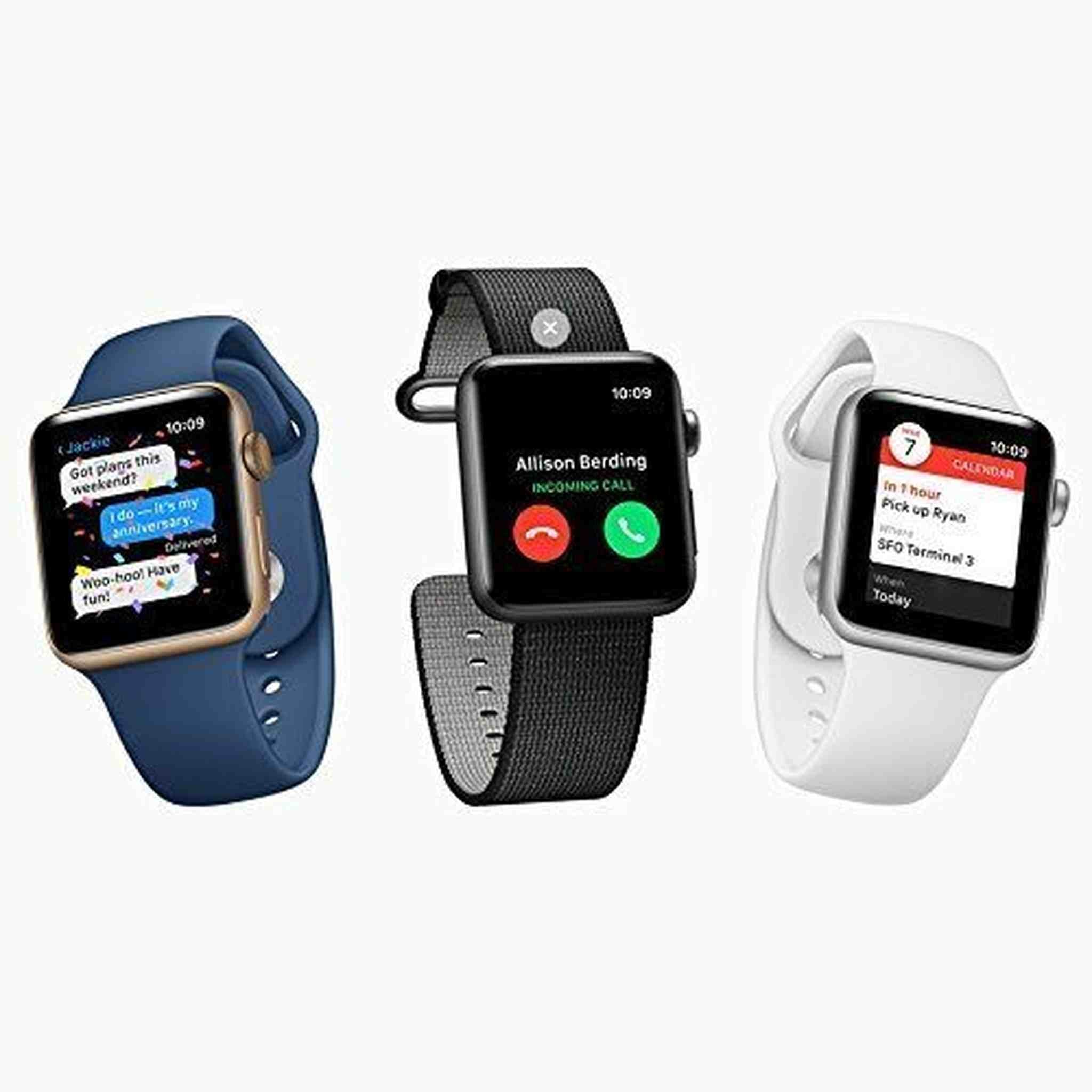 Apple Watch Series 2 38mm Smartwatch Space Black Stainless Steel Case, Space Black Link Band with 2 Year Extended Warranty