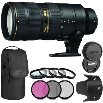 Nikon 70-200mm f/2.8G ED VR II Nikkor Lens + Amazing Accessory Kit Special International Model Bundle