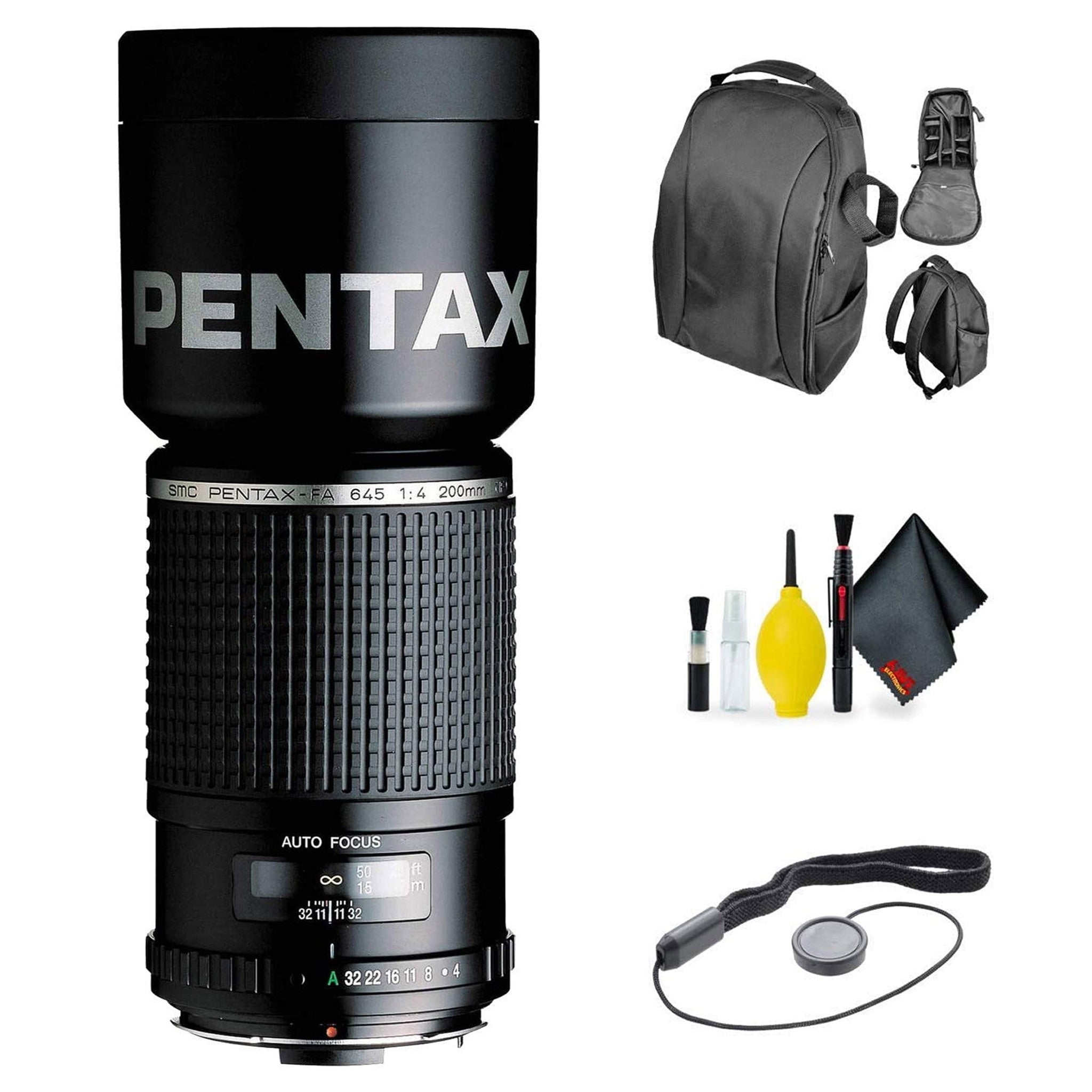 PENTAX FA 645 200mm f/4 IF + Deluxe Lens Cleaning Kit Bundle