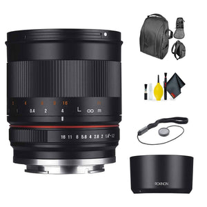 Rokinon 50mm F1.2 High Speed Lens Lens for Fuji X Mount + Deluxe Lens Cleaning Kit Bundle