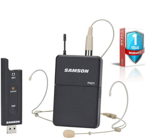Samson XPD2 Headset - USB Digital Wireless System Bundle with Extended Warranty