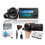 Sony HDR-CX405 Hd Camcorder Black + Sony 128Gb Uhs-I Microsdxc Memory Card + Lens Pen Cleaner Year Warranty