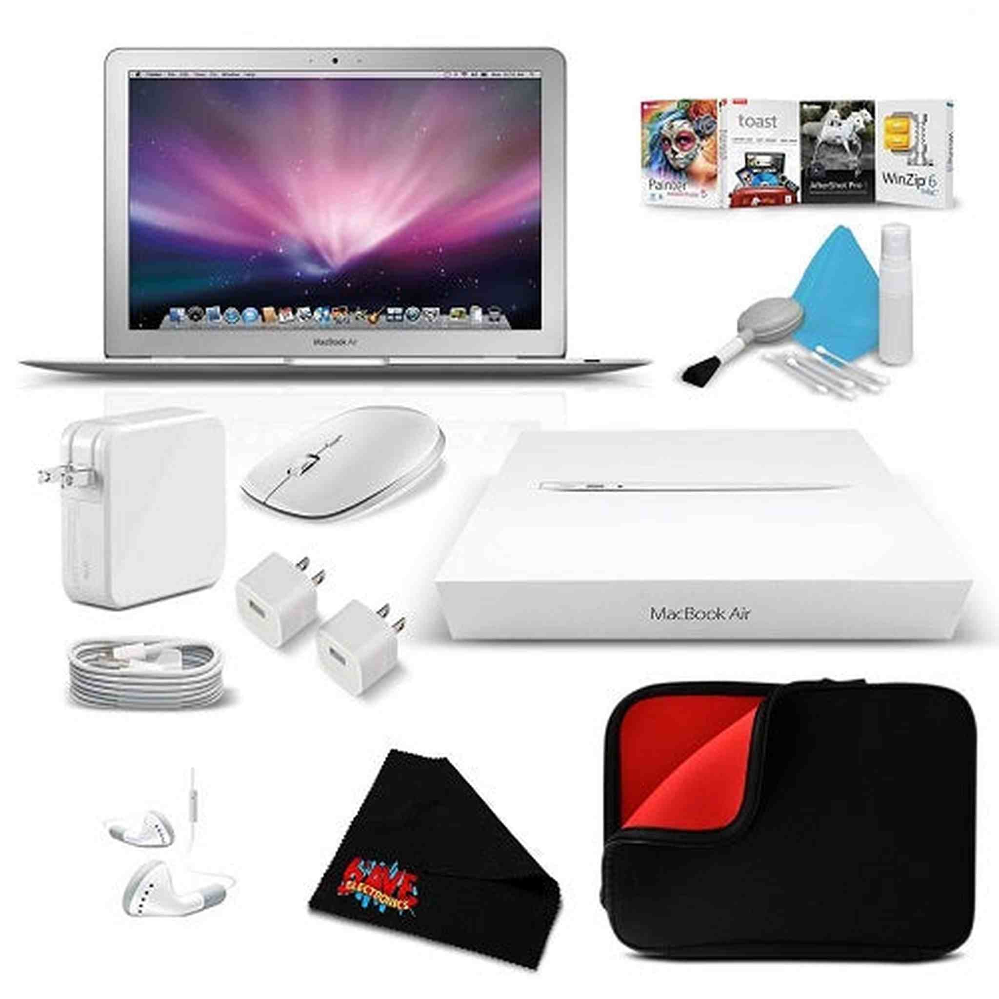 Apple 11.6 Inch MacBook Air Notebook Computer - Deluxe Bundle MJVM2LL/A