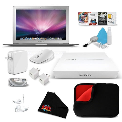 Apple 11.6 Inch MacBook Air Notebook Computer - Deluxe Bundle MJVM2LL/A