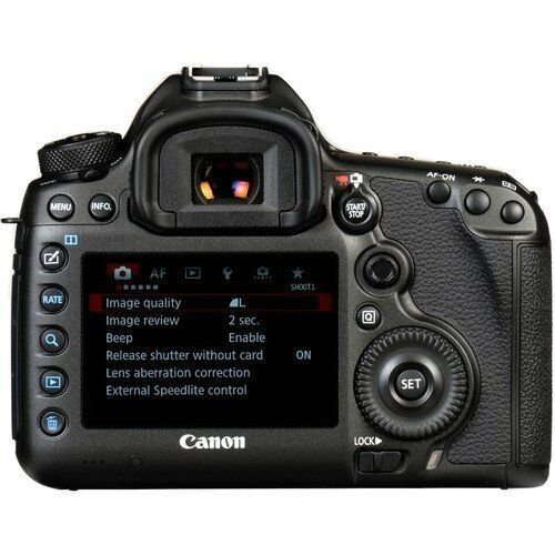 Canon EOS 5DS R Digital SLR Camera 0581C002 Body Only - Bundle with 32GB Memory Card + Spare Battery + Digital Slave Fl