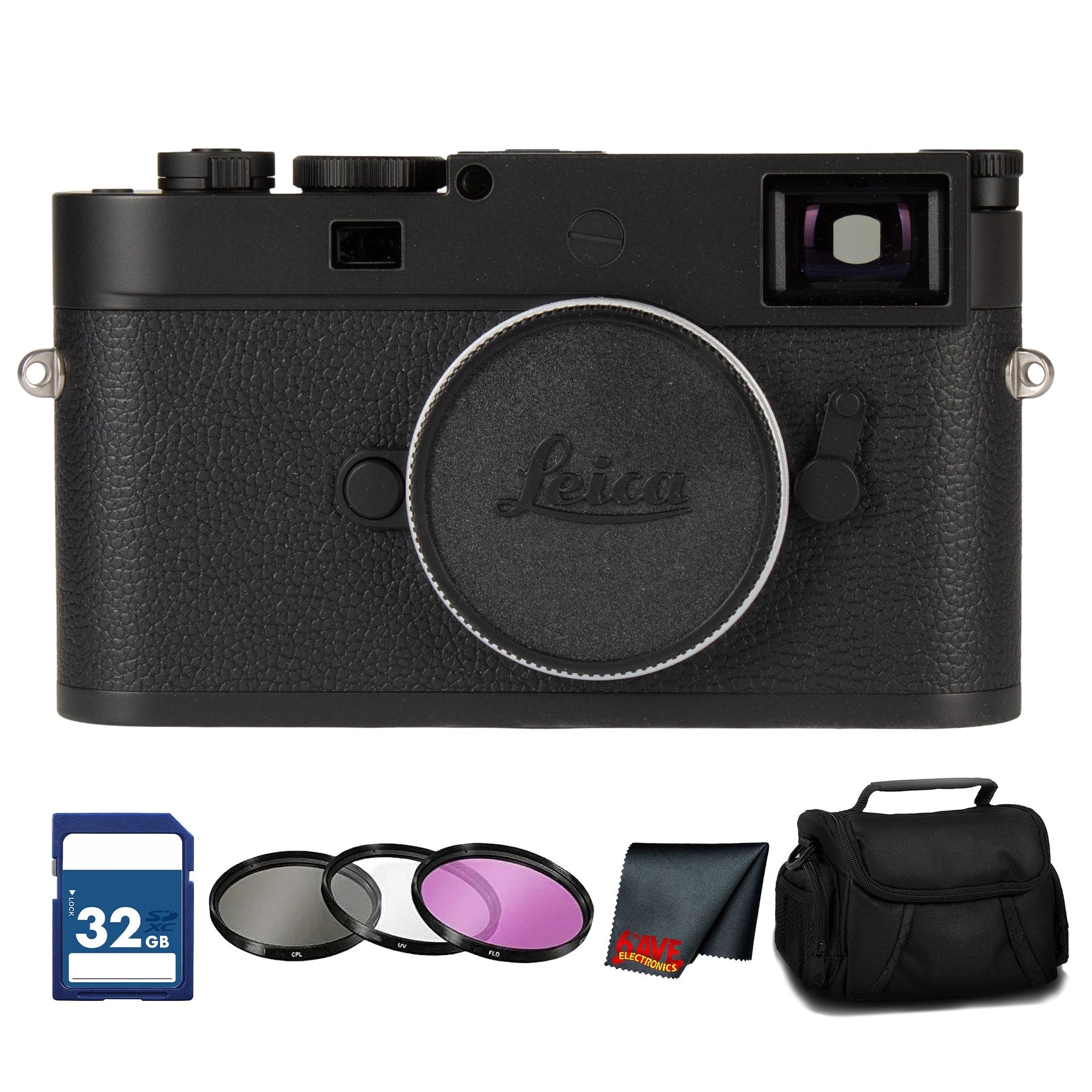 Leica M11 Monochrom Rangefinder Camera 20208 with 64GB Memory Card and More