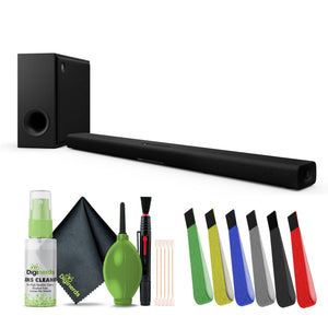 Yamaha True X Bar 50A 280W 2.1.2-Channel Dolby Atmos Sound Bar System Bundle