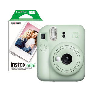 Fujifilm Instax Mini 12 Instant Camera with 20 Shot Film Pack - Mint Green