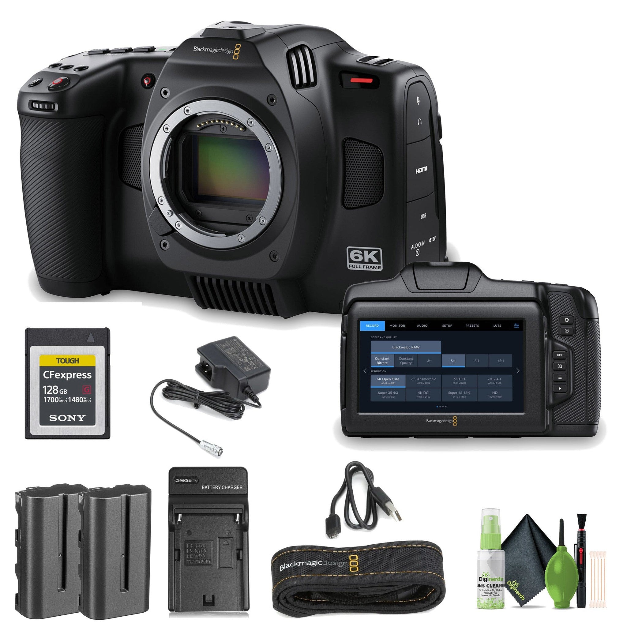 Blackmagic Design Cinema Camera 6K Leica L Bundle