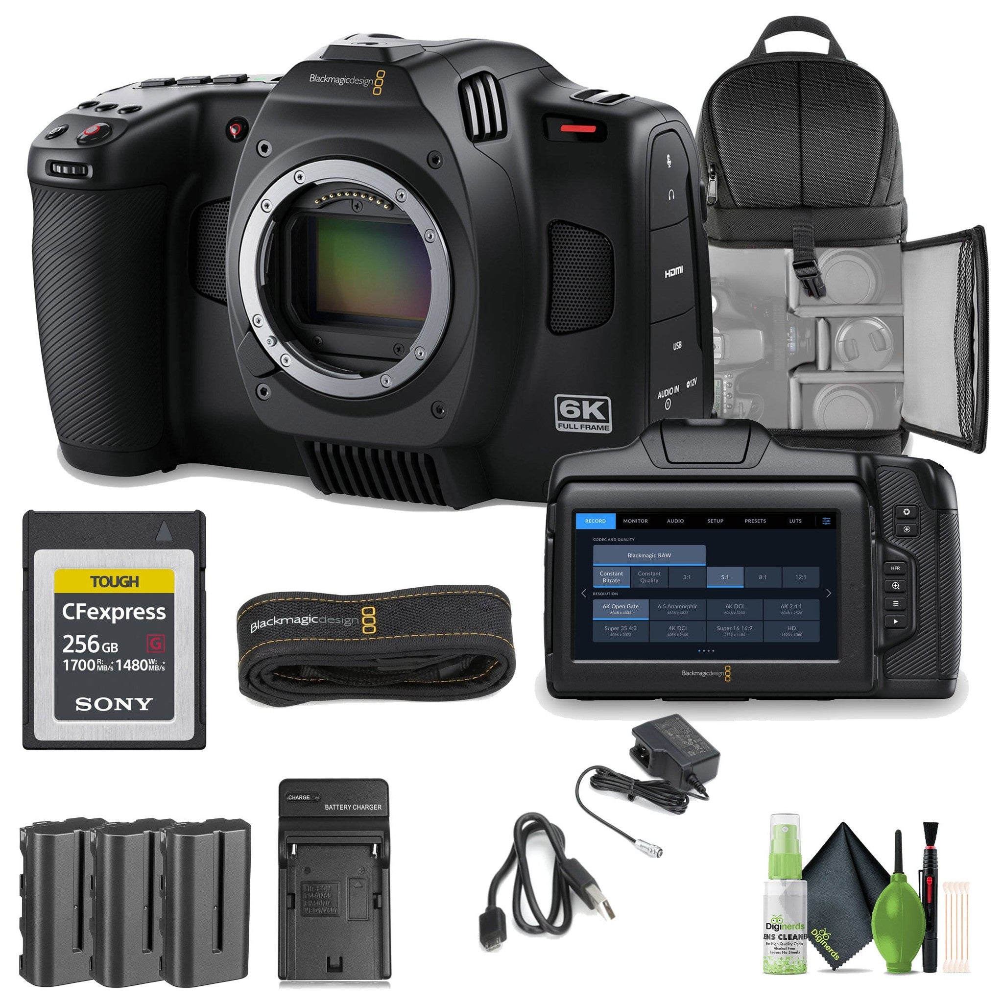 Blackmagic Design Cinema Camera 6K Leica L Bundle