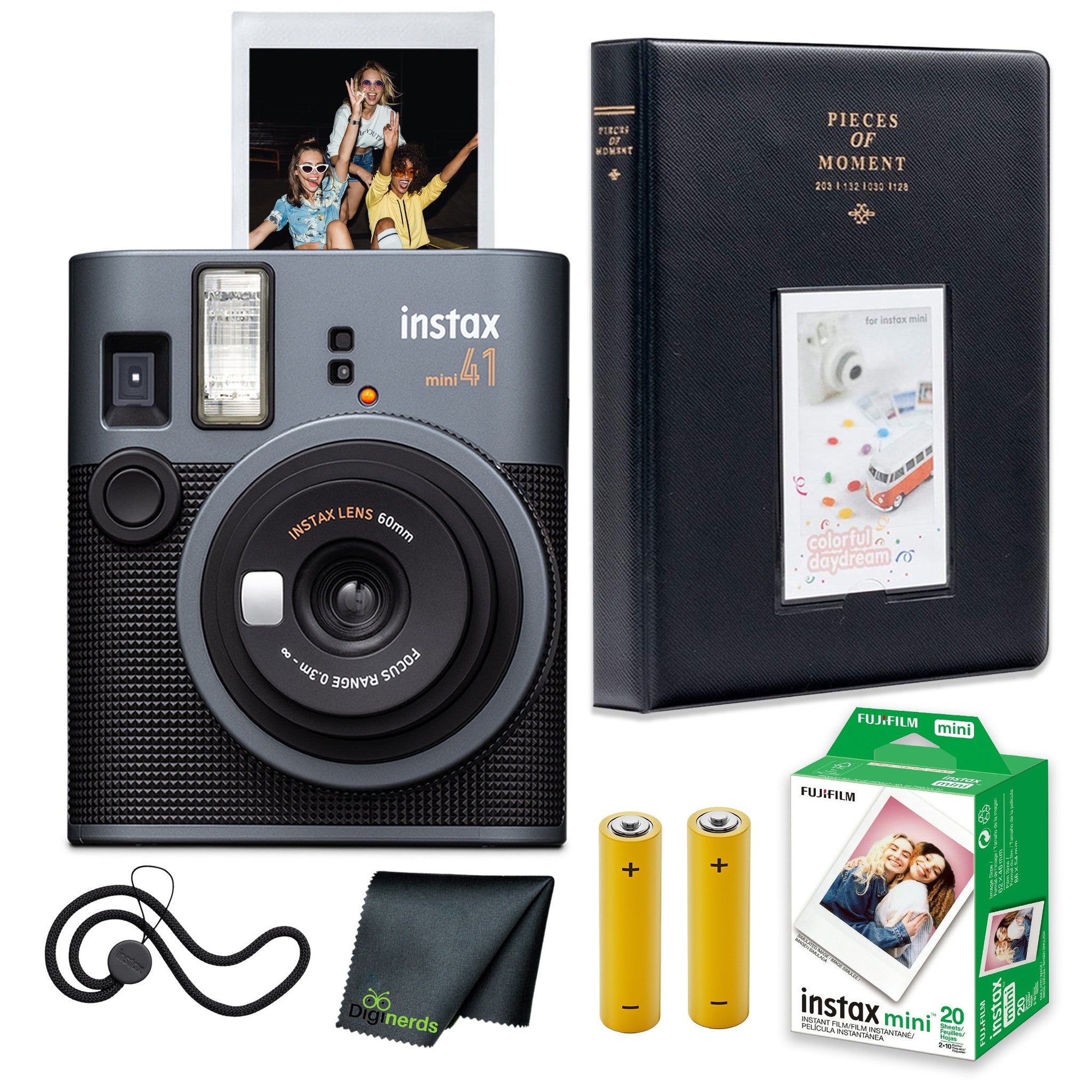 FujiFilm Instax Mini 41 Instant Film Camera + Instax mini Film 20 Sheets