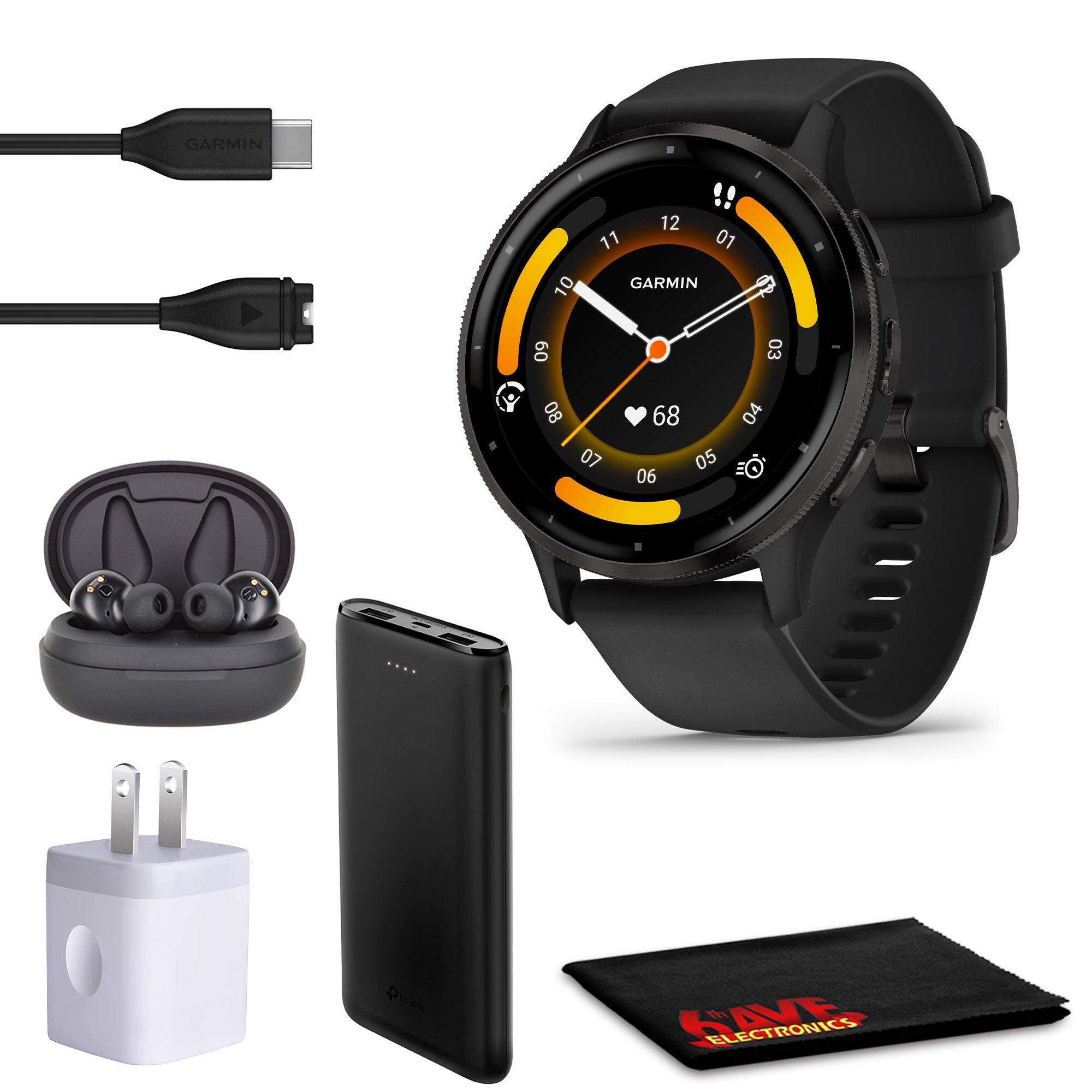 Garmin Venu 3 Advanced Fitness And Health Tracker Smart Watch - Black