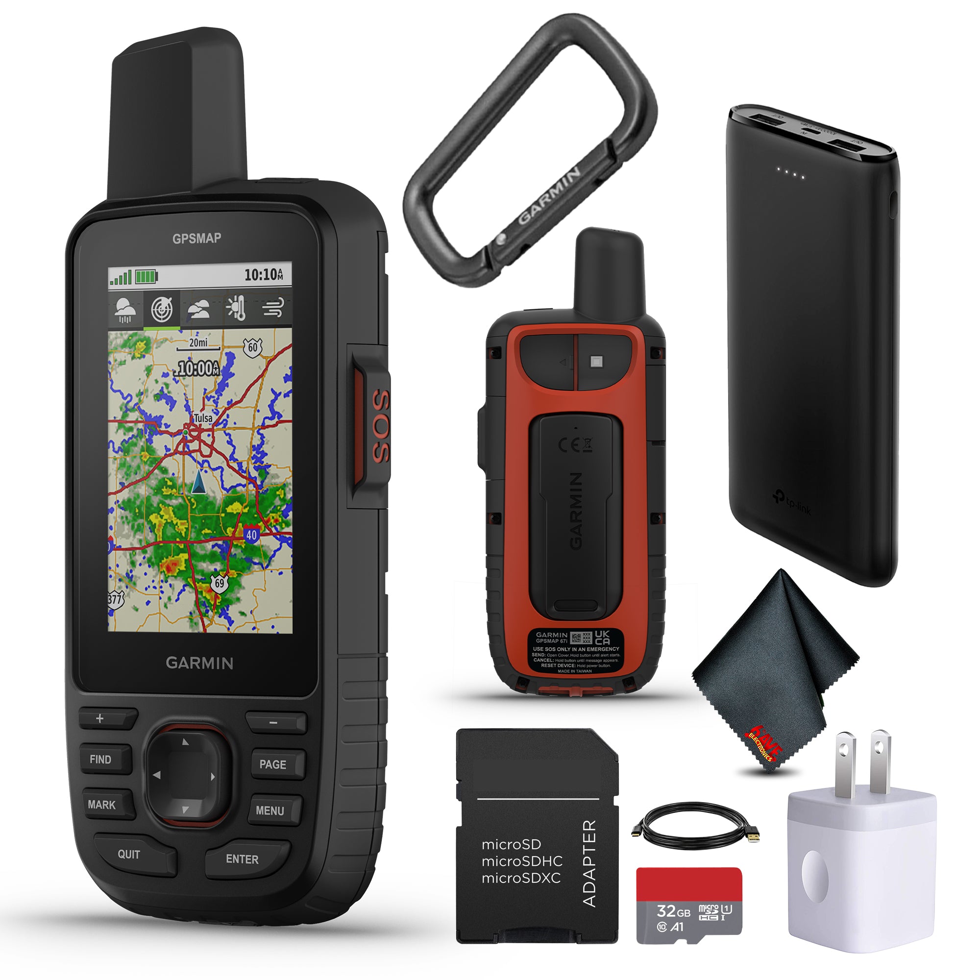 Garmin GPSMAP 67i Rugged GPS Handheld Bundle