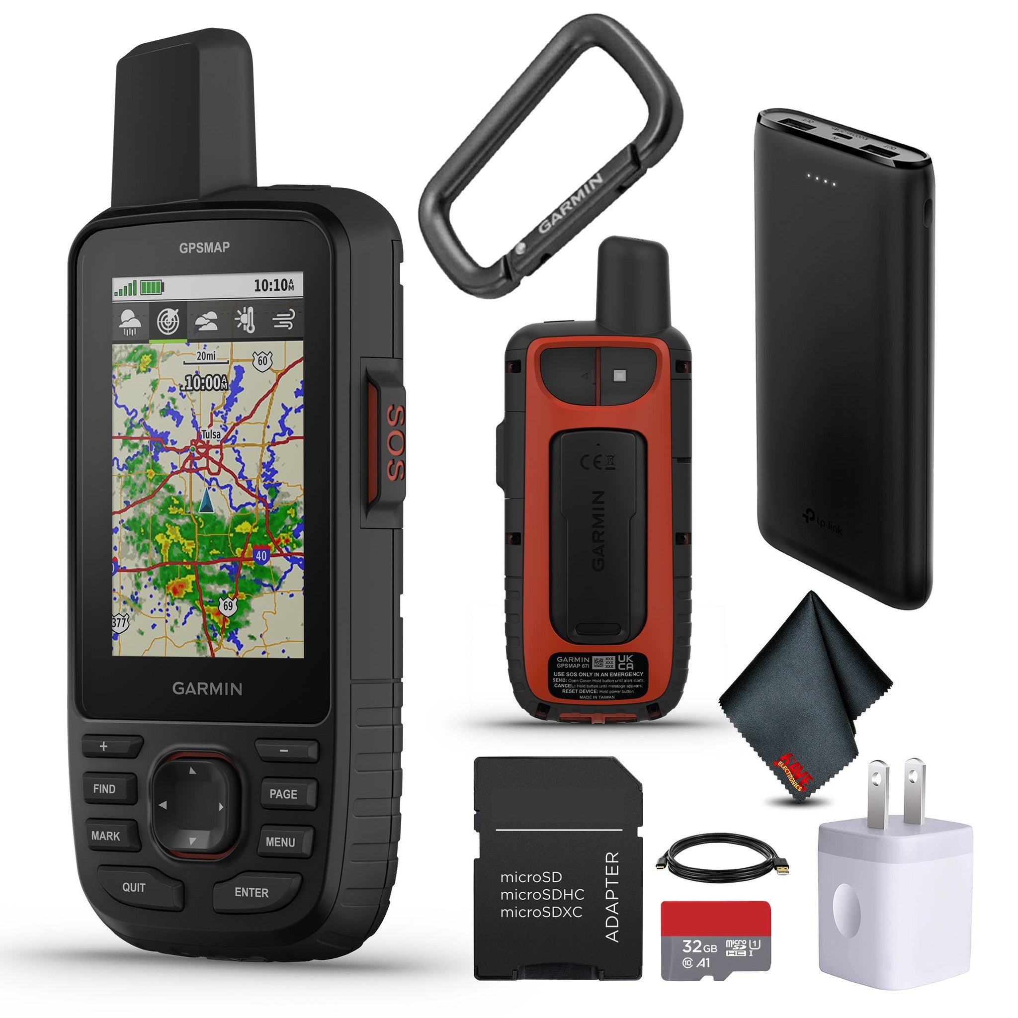 Garmin GPSMAP 67i Rugged GPS Handheld Bundle Garmin