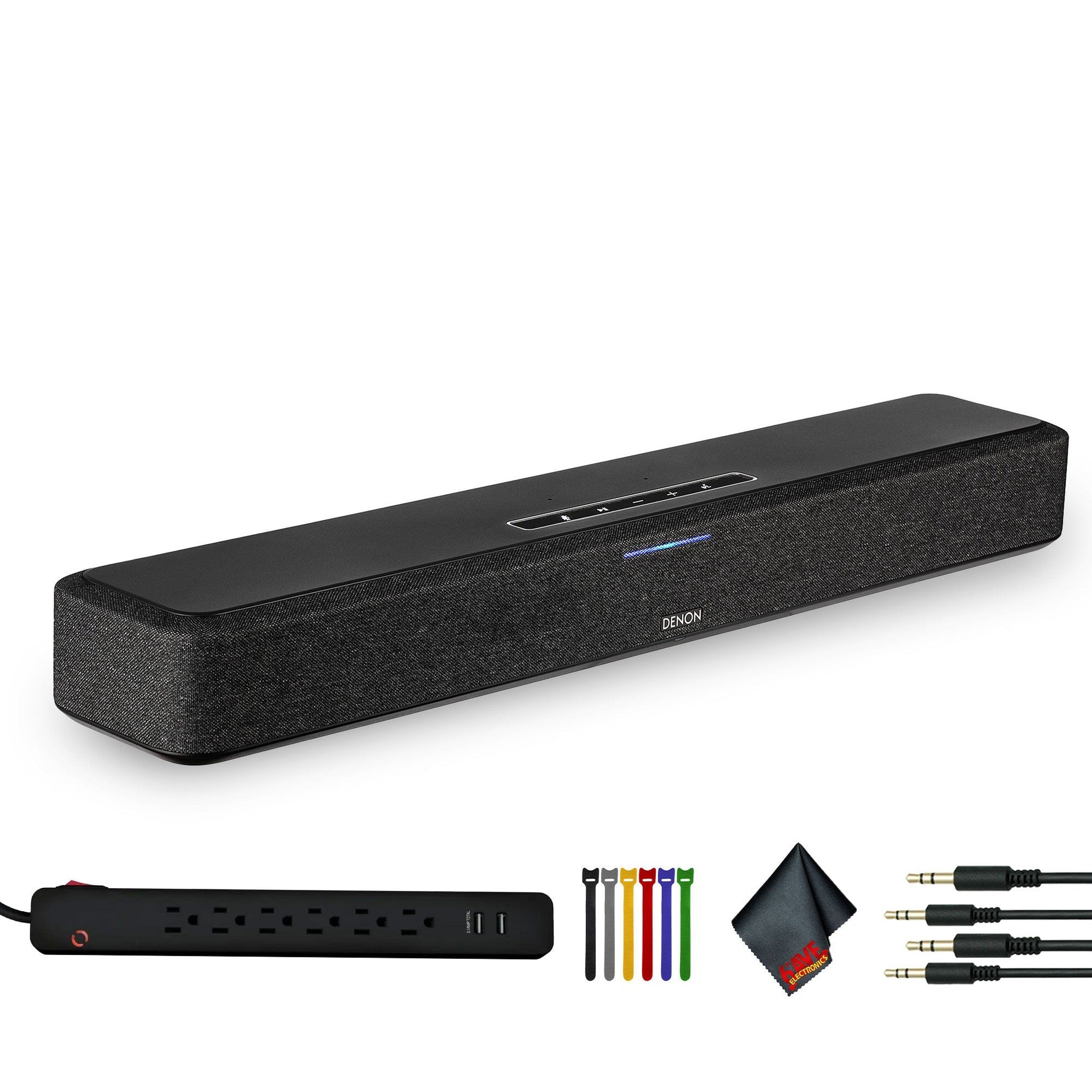 Denon Home Sound Bar SB550 Virtual 4-Channel Network Soundbar Bundle