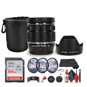 Olympus M.Zuiko Digital ED 12-45mm f/4 PRO Lens Bundle Olympus