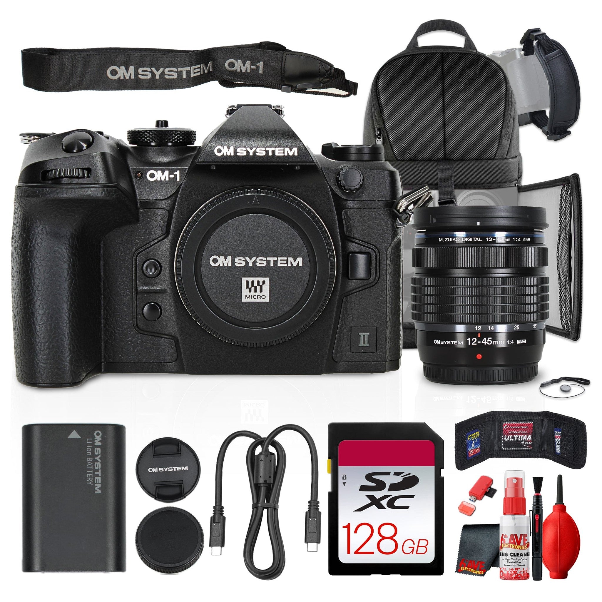 OM SYSTEM OM-1 Mark II with 12-40mm f/2.8 Lens Bundle