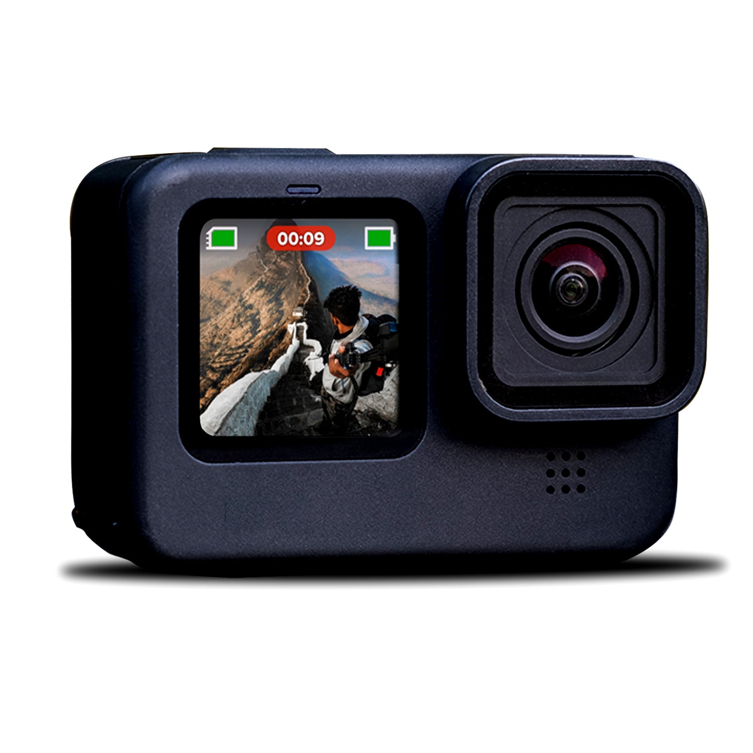 GoPro HERO9 Black - Waterproof Action Camera + 64GB Card and Extra HERO9 Battery
