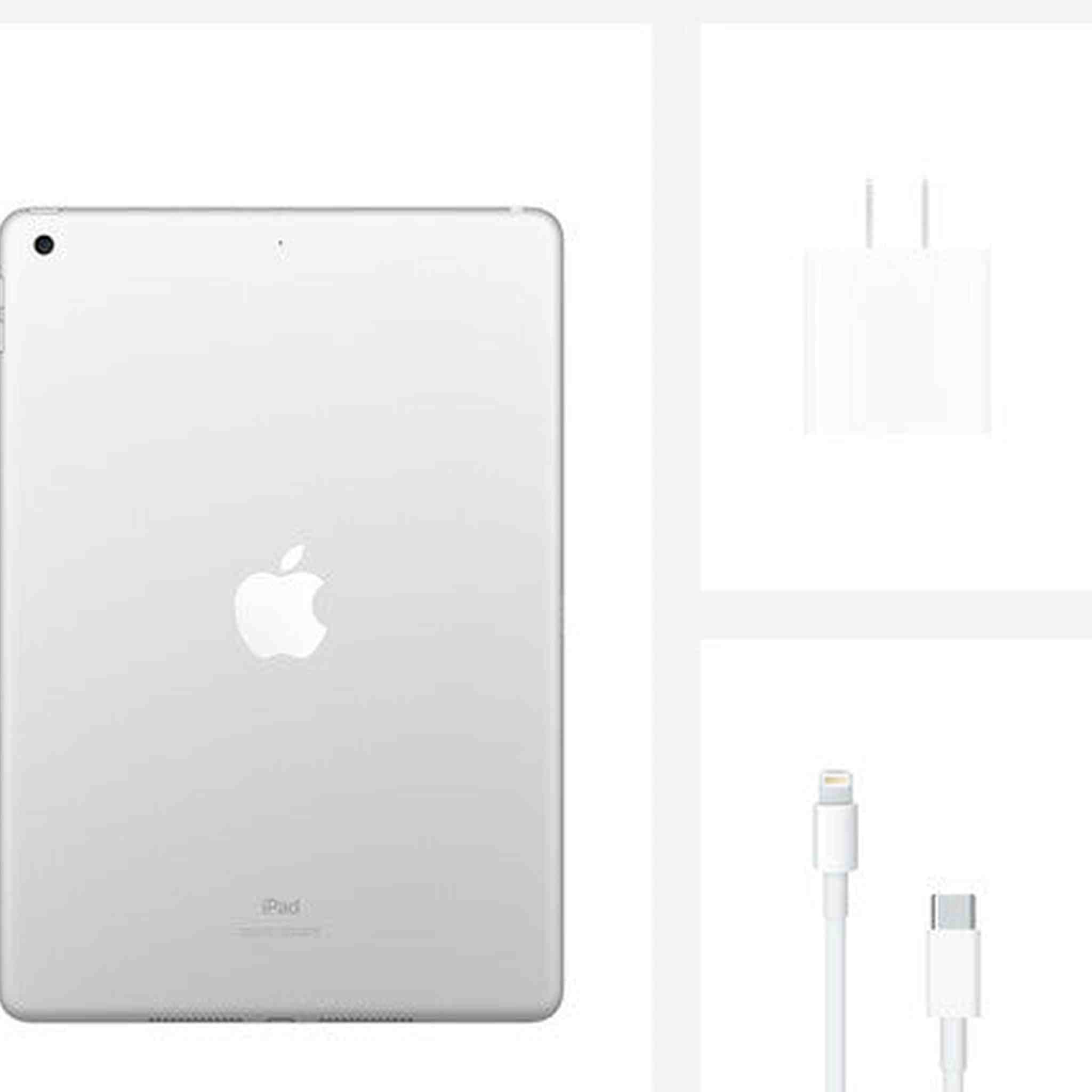 Apple iPad 10.2-inch, Wi-Fi, 32GB - Silver Latest Model, 8th Generation Apple