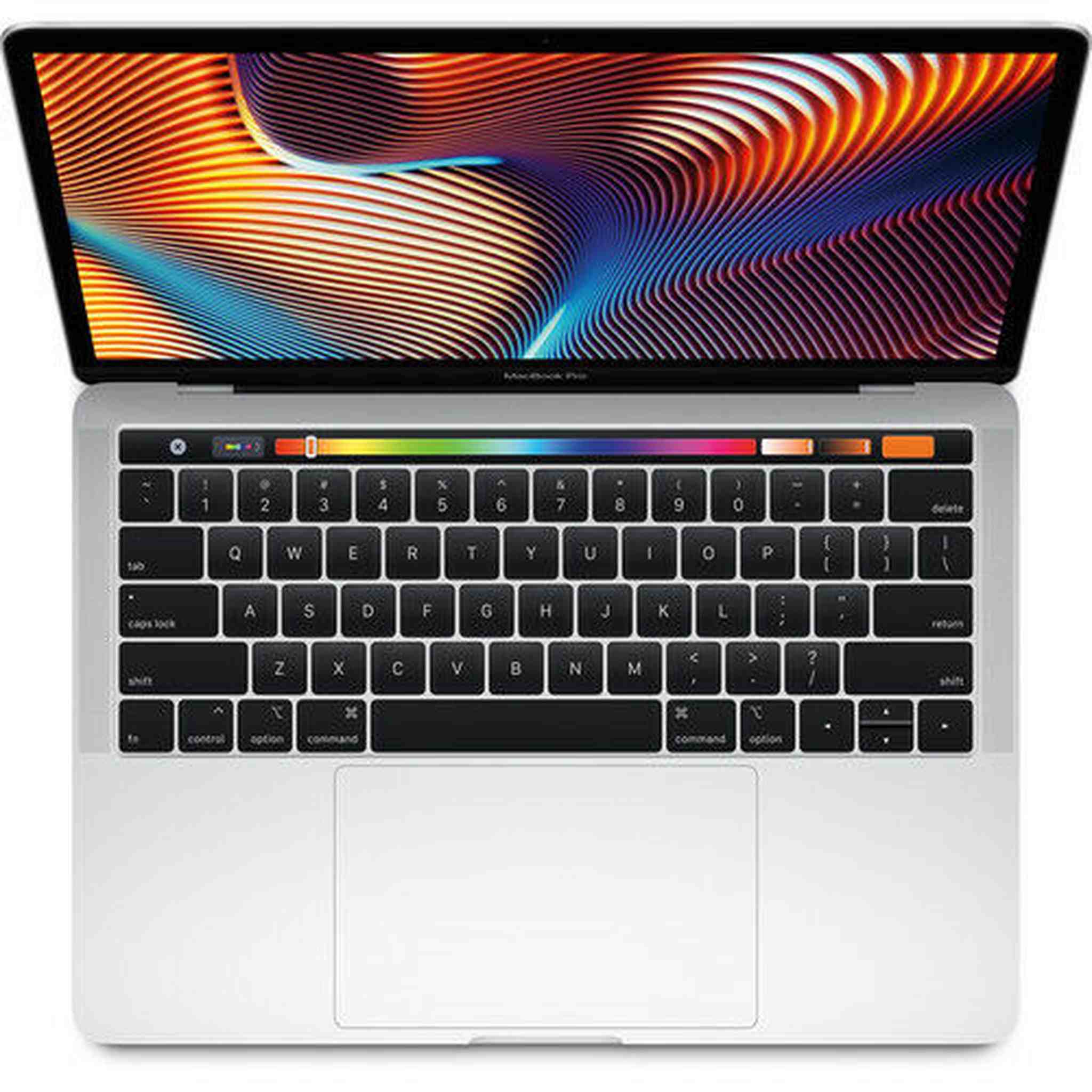 Apple MacBook Pro 13-inch, Touch Bar, 2.3GHz Quad-Core Intel Core i5, 8GB RAM, 256GB SSD - Silver Previous Model - Refurbished Apple